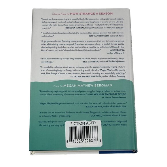 How Strange a Season Hardcover Megan Mayhew Bergman Stories of Women Resilience - Picture 4 of 4